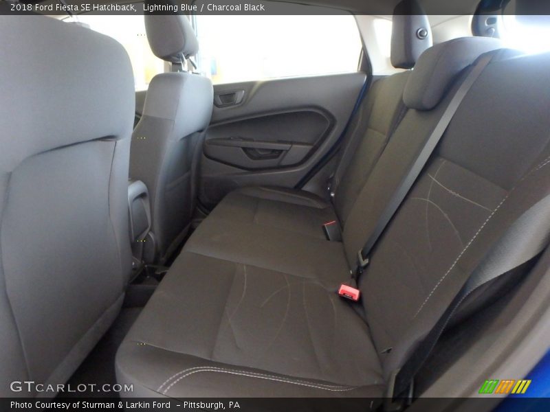 Lightning Blue / Charcoal Black 2018 Ford Fiesta SE Hatchback