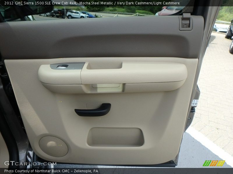 Mocha Steel Metallic / Very Dark Cashmere/Light Cashmere 2012 GMC Sierra 1500 SLE Crew Cab 4x4