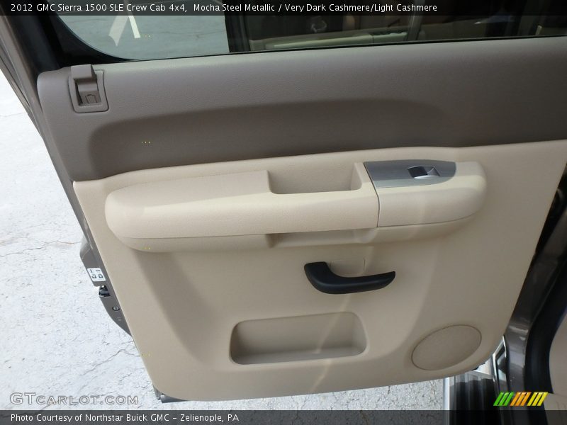 Mocha Steel Metallic / Very Dark Cashmere/Light Cashmere 2012 GMC Sierra 1500 SLE Crew Cab 4x4