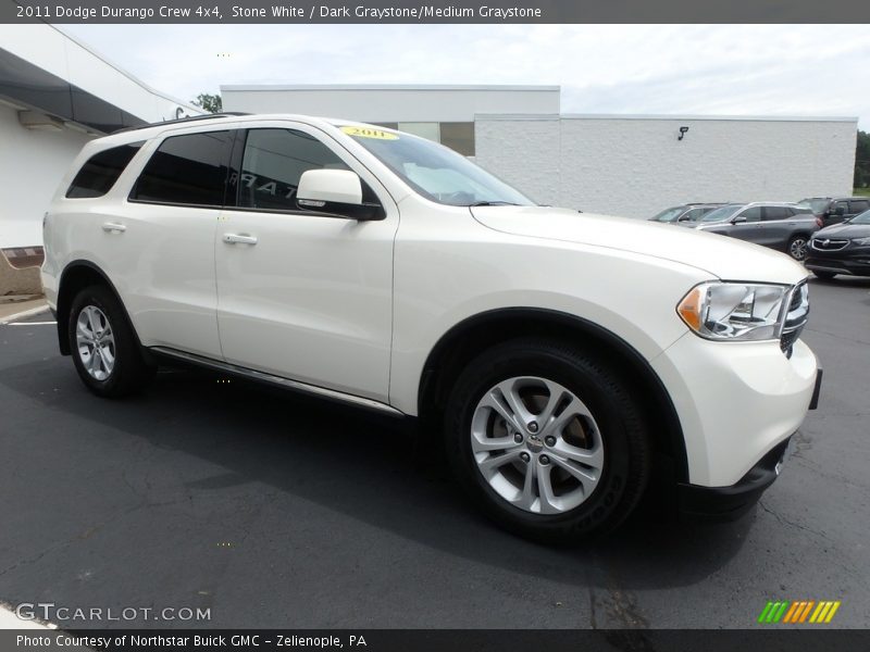 Stone White / Dark Graystone/Medium Graystone 2011 Dodge Durango Crew 4x4