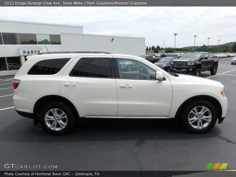 Stone White / Dark Graystone/Medium Graystone 2011 Dodge Durango Crew 4x4