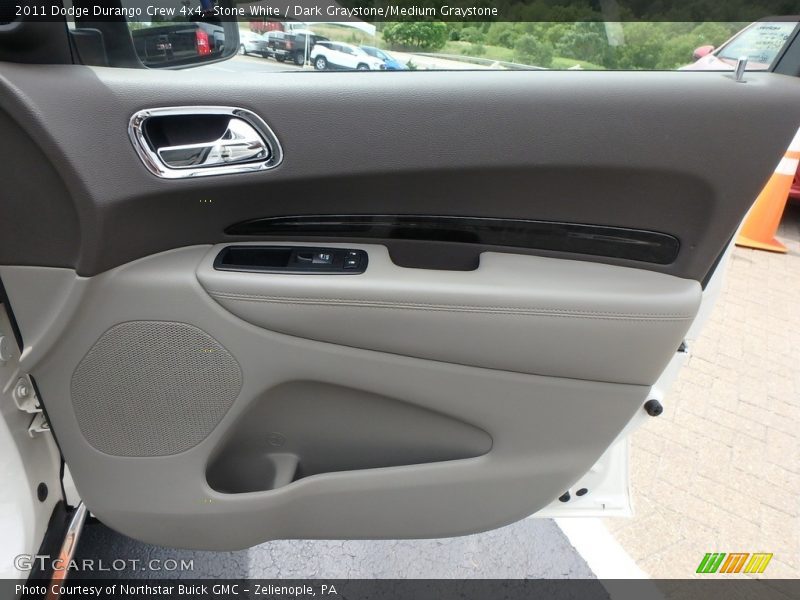 Stone White / Dark Graystone/Medium Graystone 2011 Dodge Durango Crew 4x4
