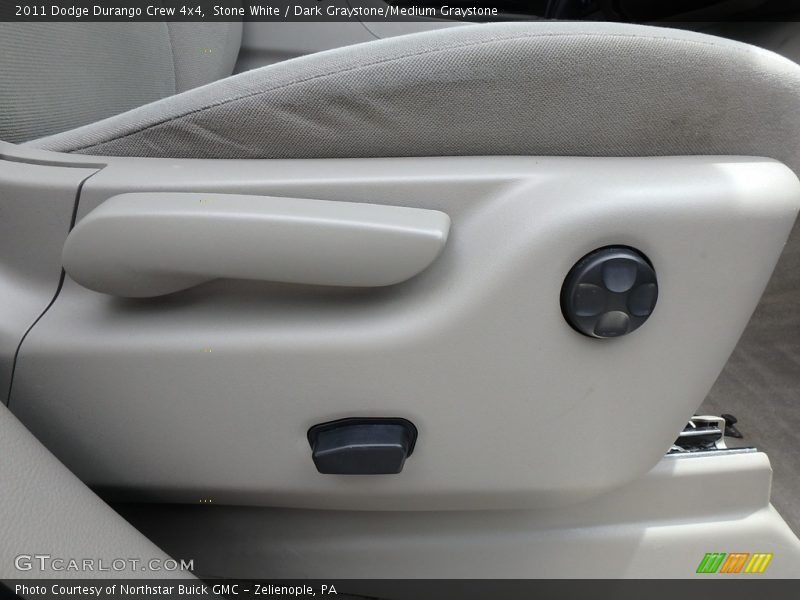 Stone White / Dark Graystone/Medium Graystone 2011 Dodge Durango Crew 4x4