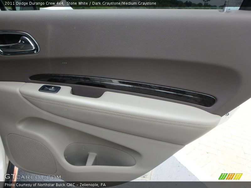 Stone White / Dark Graystone/Medium Graystone 2011 Dodge Durango Crew 4x4