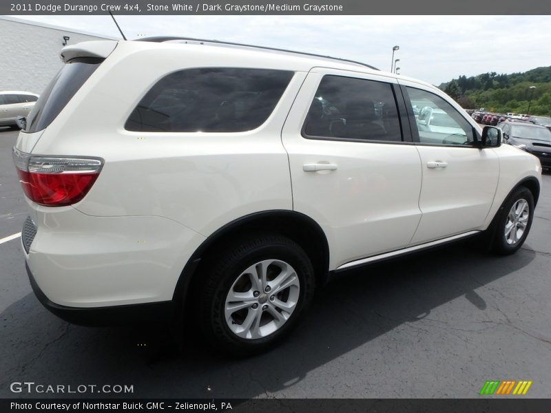 Stone White / Dark Graystone/Medium Graystone 2011 Dodge Durango Crew 4x4