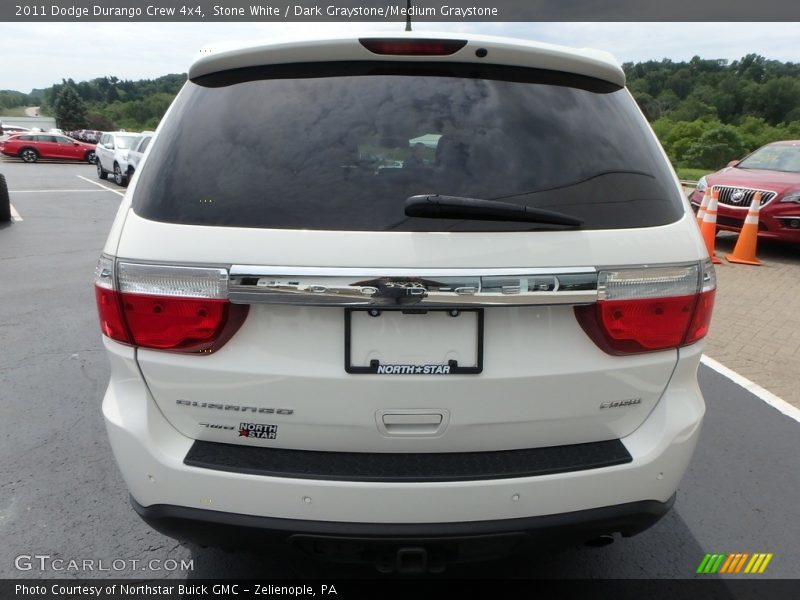 Stone White / Dark Graystone/Medium Graystone 2011 Dodge Durango Crew 4x4