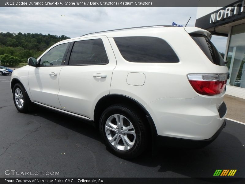 Stone White / Dark Graystone/Medium Graystone 2011 Dodge Durango Crew 4x4