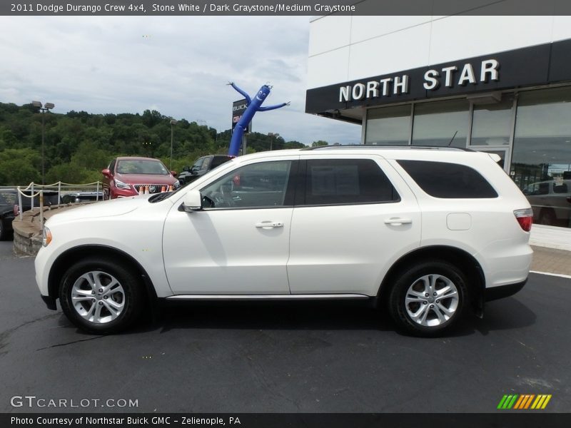 Stone White / Dark Graystone/Medium Graystone 2011 Dodge Durango Crew 4x4