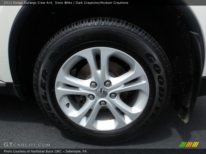 Stone White / Dark Graystone/Medium Graystone 2011 Dodge Durango Crew 4x4
