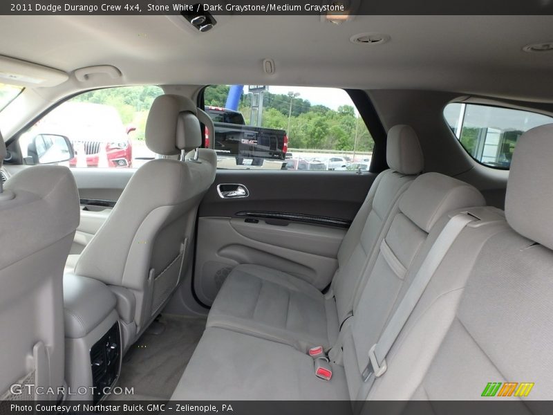 Stone White / Dark Graystone/Medium Graystone 2011 Dodge Durango Crew 4x4