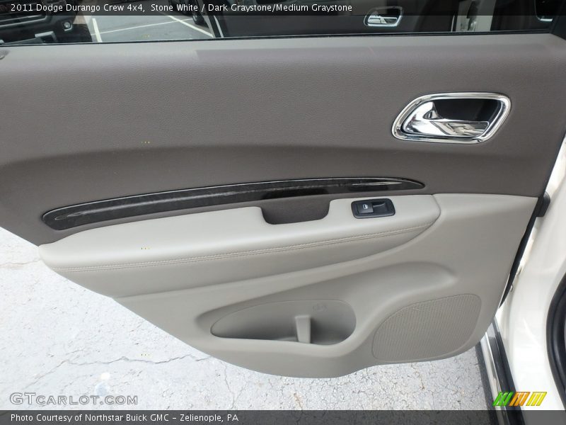 Stone White / Dark Graystone/Medium Graystone 2011 Dodge Durango Crew 4x4