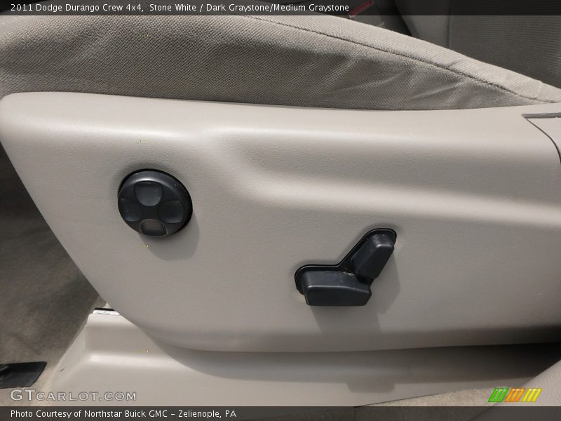 Stone White / Dark Graystone/Medium Graystone 2011 Dodge Durango Crew 4x4