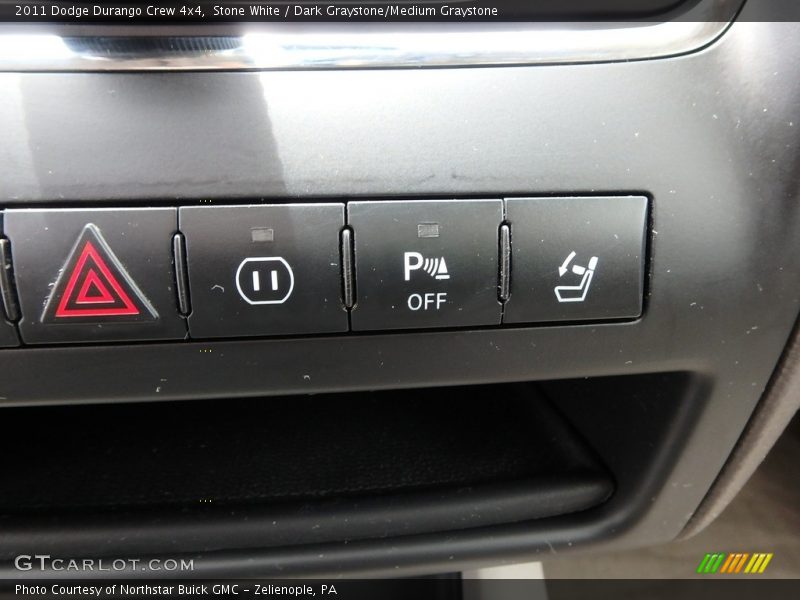 Stone White / Dark Graystone/Medium Graystone 2011 Dodge Durango Crew 4x4