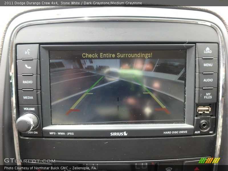 Stone White / Dark Graystone/Medium Graystone 2011 Dodge Durango Crew 4x4