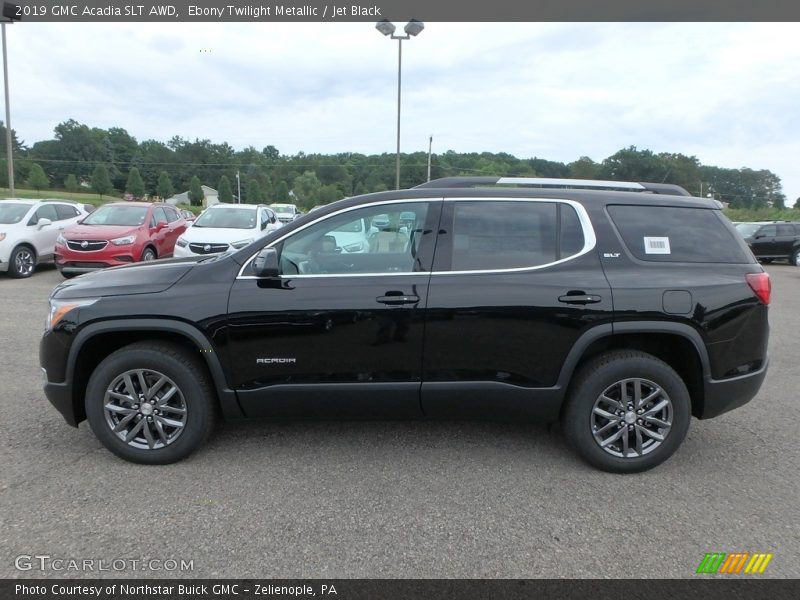 Ebony Twilight Metallic / Jet Black 2019 GMC Acadia SLT AWD