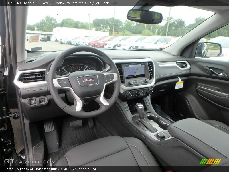 Ebony Twilight Metallic / Jet Black 2019 GMC Acadia SLT AWD