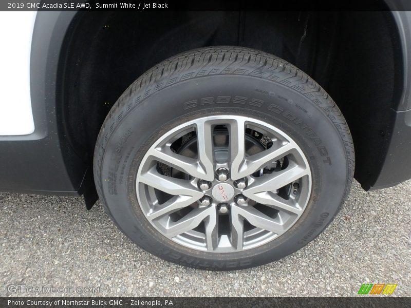 Summit White / Jet Black 2019 GMC Acadia SLE AWD