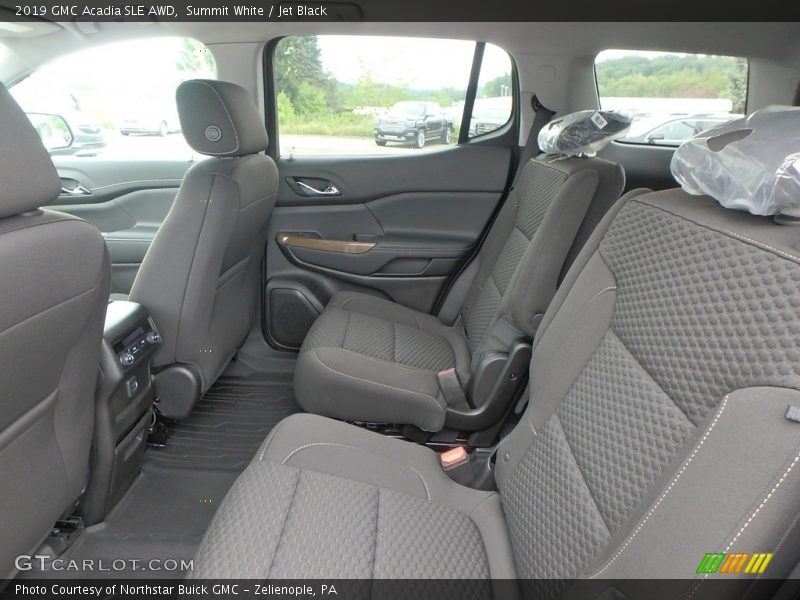 Rear Seat of 2019 Acadia SLE AWD