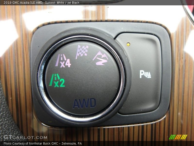Controls of 2019 Acadia SLE AWD