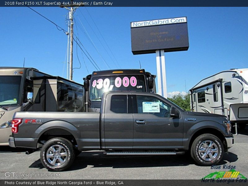Magnetic / Earth Gray 2018 Ford F150 XLT SuperCab 4x4