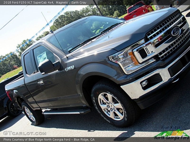 Magnetic / Earth Gray 2018 Ford F150 XLT SuperCab 4x4