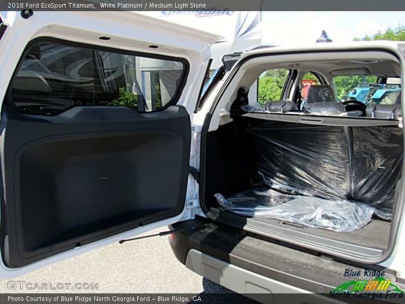 White Platinum / Medium Light Stone 2018 Ford EcoSport Titanium