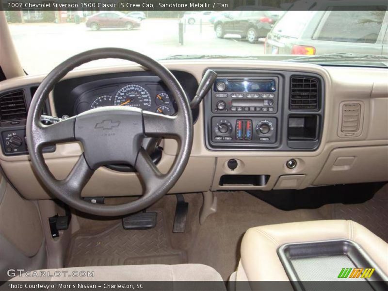 Sandstone Metallic / Tan 2007 Chevrolet Silverado 1500 Classic LS Crew Cab