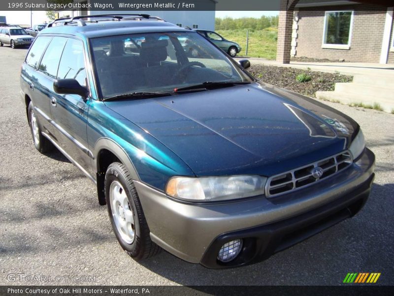 Wintergreen Metallic / Fern 1996 Subaru Legacy Outback Wagon