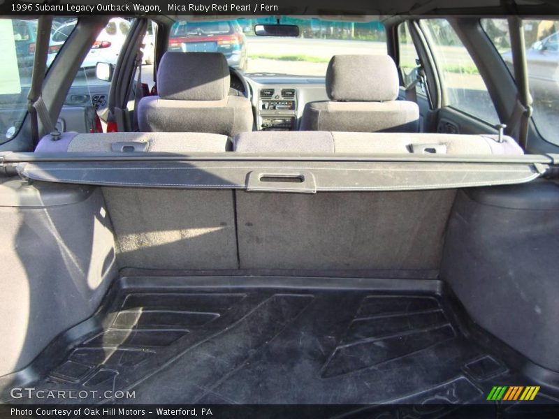 Mica Ruby Red Pearl / Fern 1996 Subaru Legacy Outback Wagon