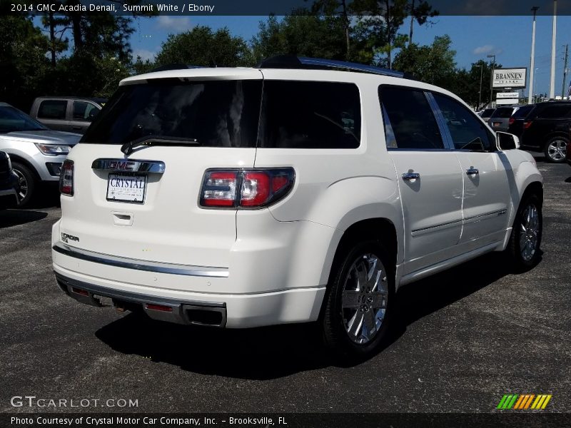 Summit White / Ebony 2014 GMC Acadia Denali