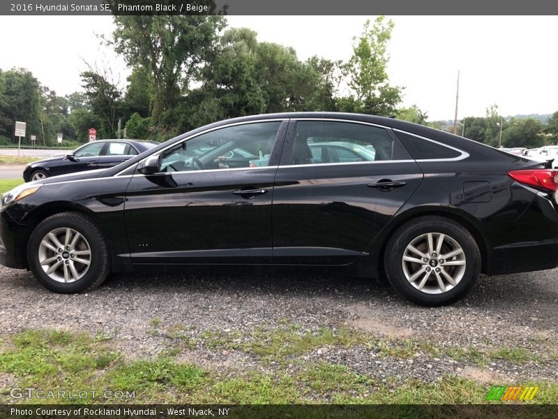 Phantom Black / Beige 2016 Hyundai Sonata SE