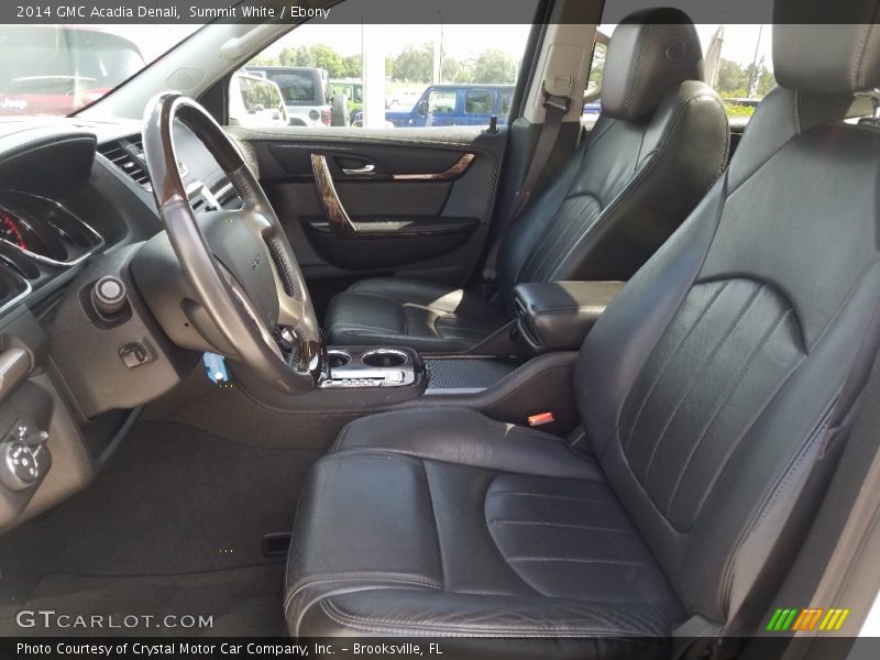 Summit White / Ebony 2014 GMC Acadia Denali