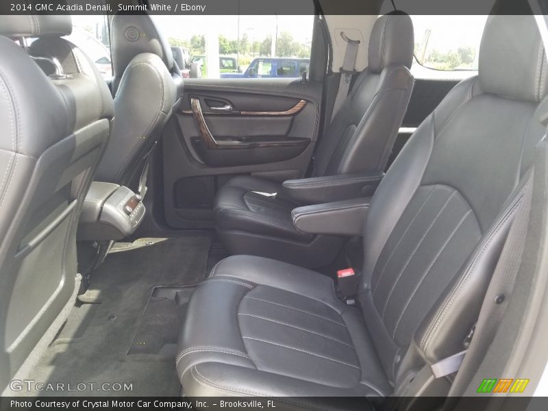 Summit White / Ebony 2014 GMC Acadia Denali
