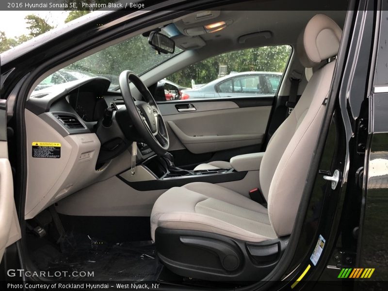 Phantom Black / Beige 2016 Hyundai Sonata SE