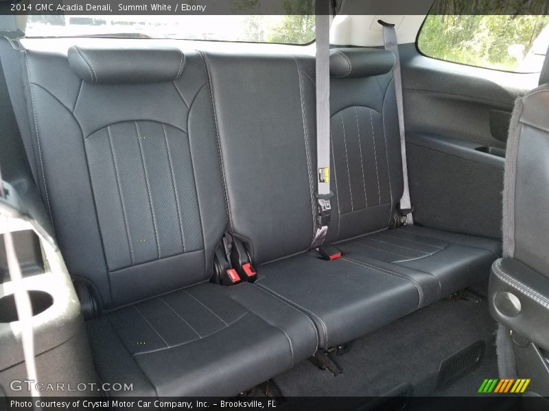 Summit White / Ebony 2014 GMC Acadia Denali