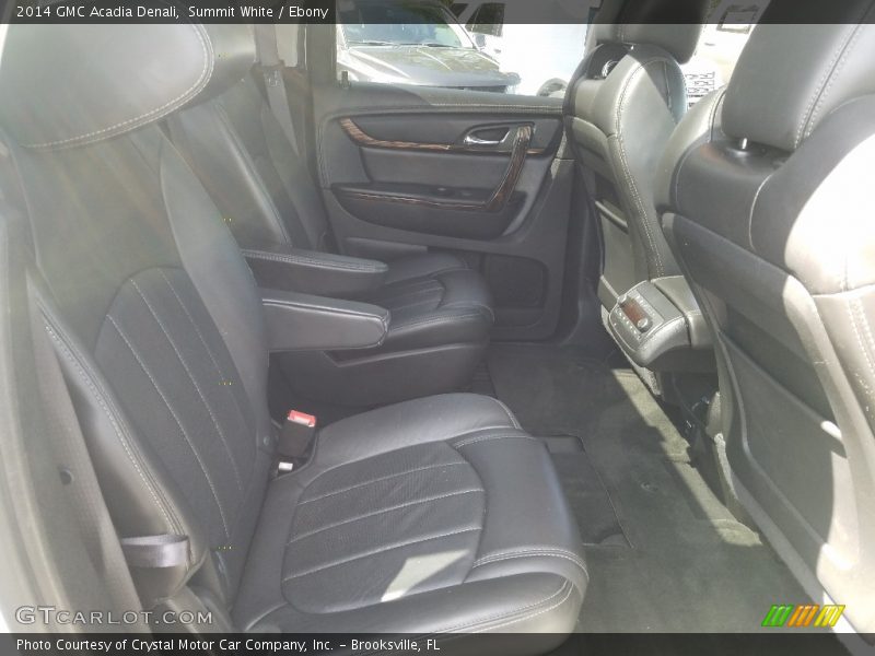 Summit White / Ebony 2014 GMC Acadia Denali