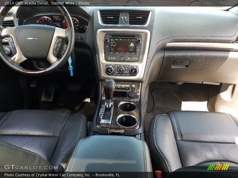 Summit White / Ebony 2014 GMC Acadia Denali