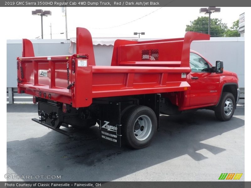Red / Dark Ash/Jet Black 2019 GMC Sierra 3500HD Regular Cab 4WD Dump Truck
