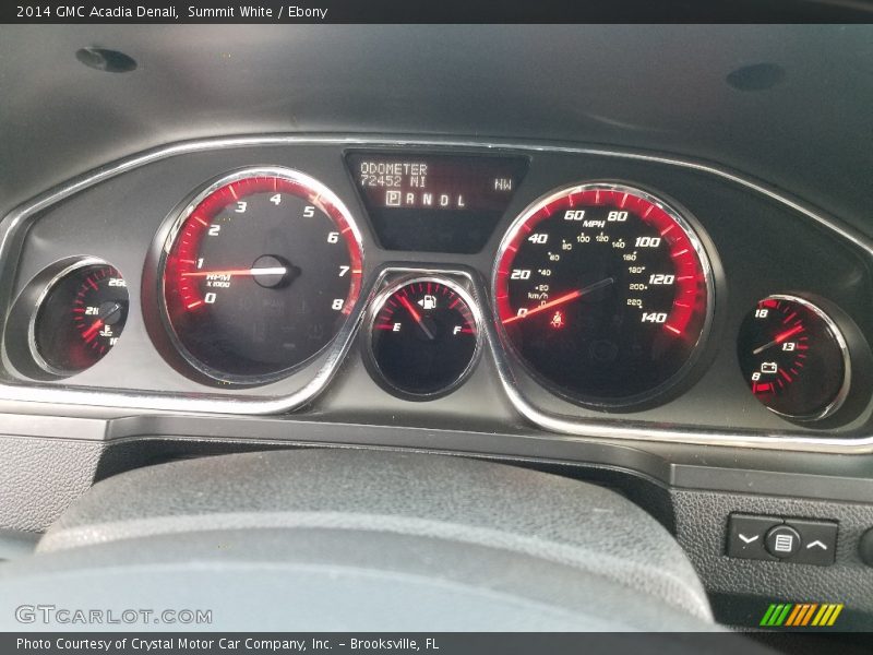 Summit White / Ebony 2014 GMC Acadia Denali