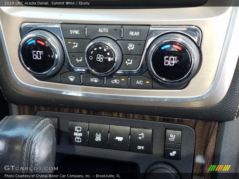 Summit White / Ebony 2014 GMC Acadia Denali