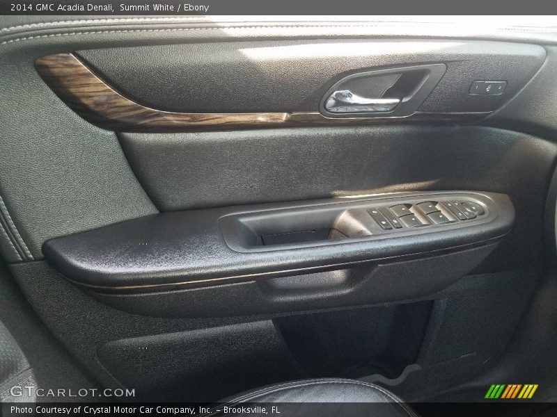 Summit White / Ebony 2014 GMC Acadia Denali