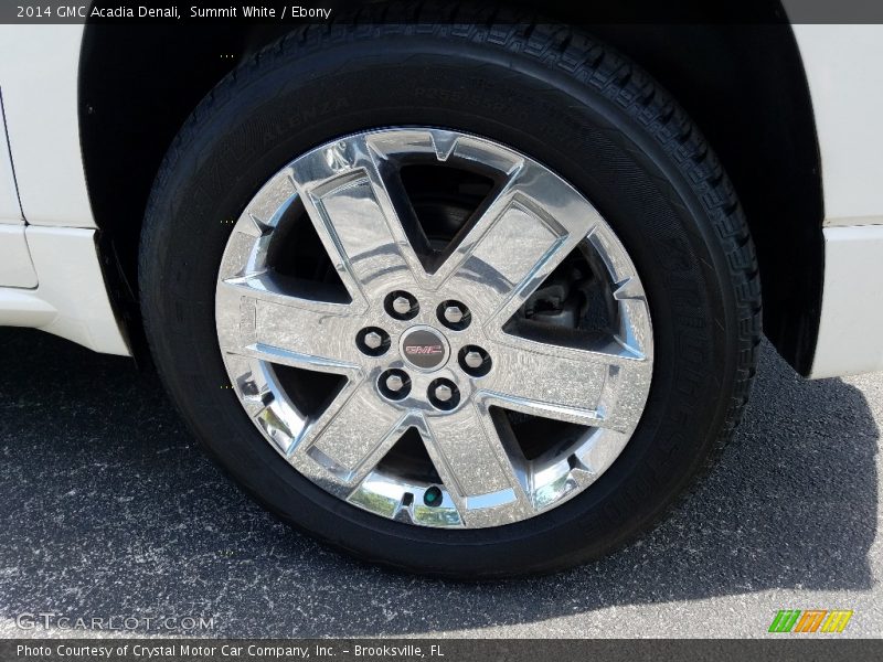 Summit White / Ebony 2014 GMC Acadia Denali