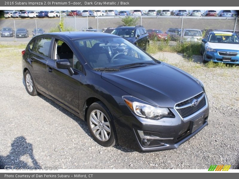 Dark Gray Metallic / Black 2016 Subaru Impreza 2.0i Premium 5-door