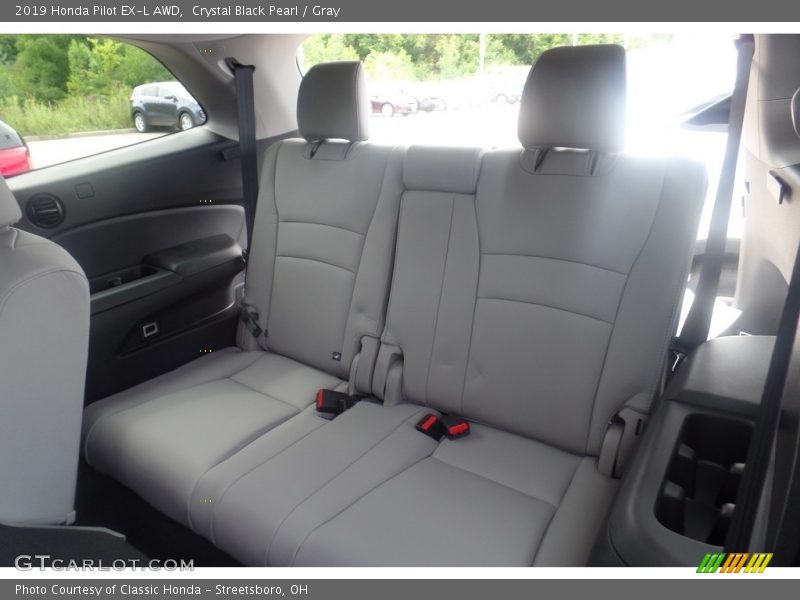 Crystal Black Pearl / Gray 2019 Honda Pilot EX-L AWD
