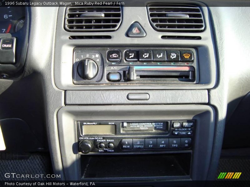 Mica Ruby Red Pearl / Fern 1996 Subaru Legacy Outback Wagon