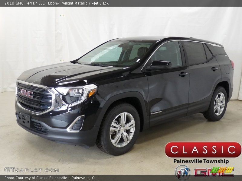 Ebony Twilight Metallic / ­Jet Black 2018 GMC Terrain SLE