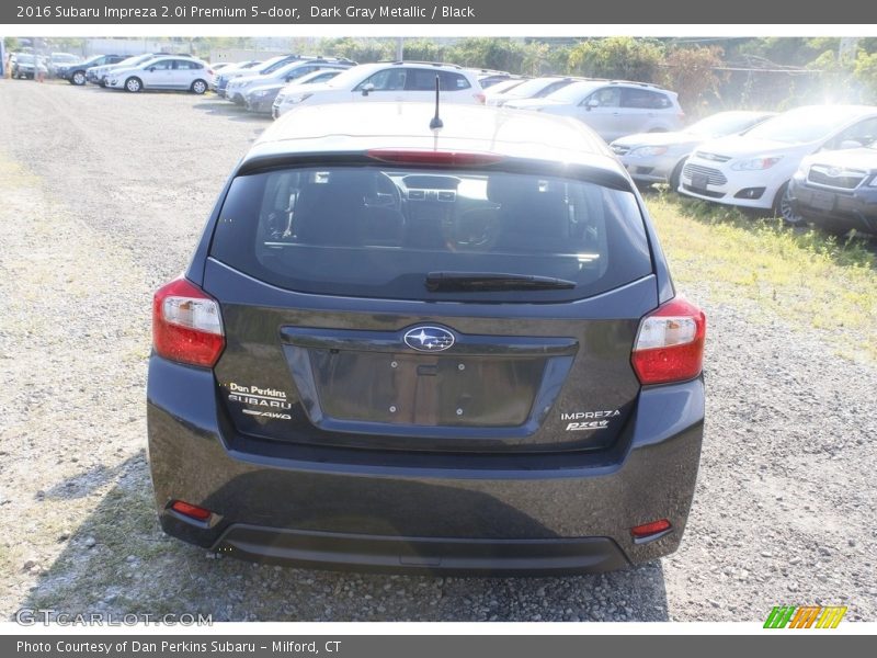 Dark Gray Metallic / Black 2016 Subaru Impreza 2.0i Premium 5-door
