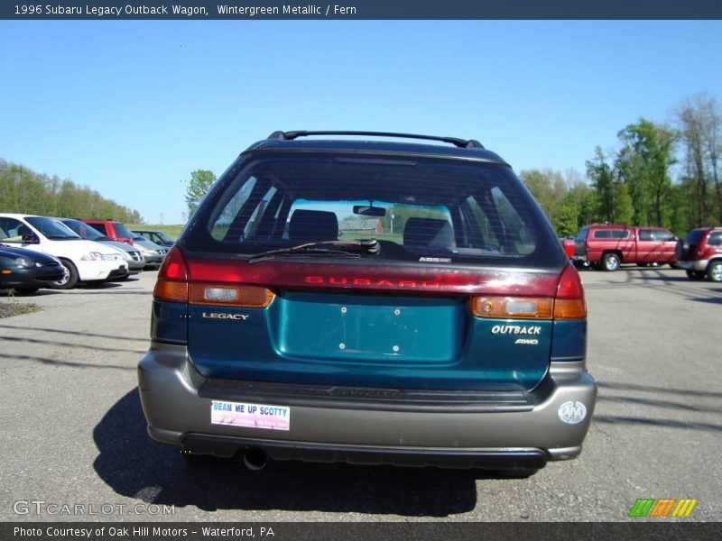 Wintergreen Metallic / Fern 1996 Subaru Legacy Outback Wagon