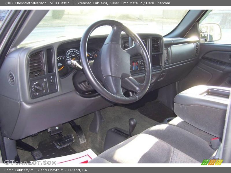 Silver Birch Metallic / Dark Charcoal 2007 Chevrolet Silverado 1500 Classic LT Extended Cab 4x4