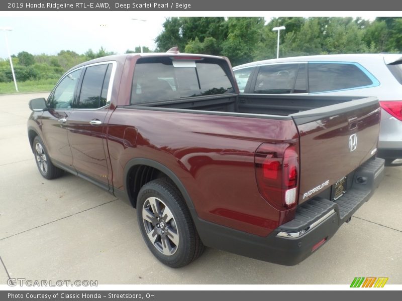  2019 Ridgeline RTL-E AWD Deep Scarlet Pearl